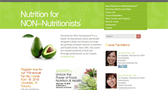 Desktop Screenshot of nutritionfornonnutritionists.com